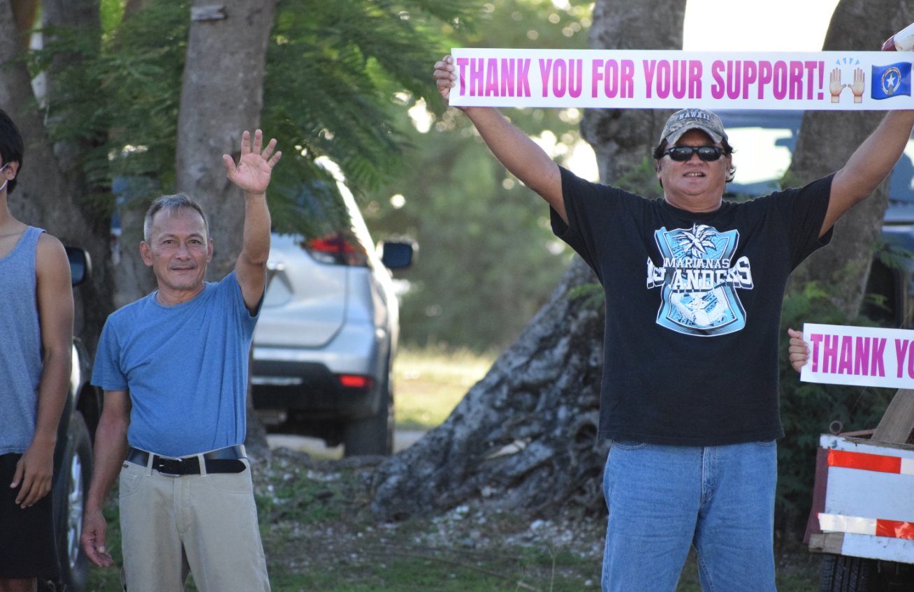 NMI Democratic Party says 'Thank You' | Garapan Fishing Base, Nov. 6, 2020